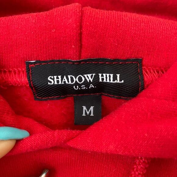 Shadow hill sz M red‎ countries hoodie - Picture 7 of 11